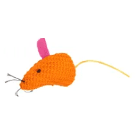 Flamingo Kitty Mouse Soft Orange