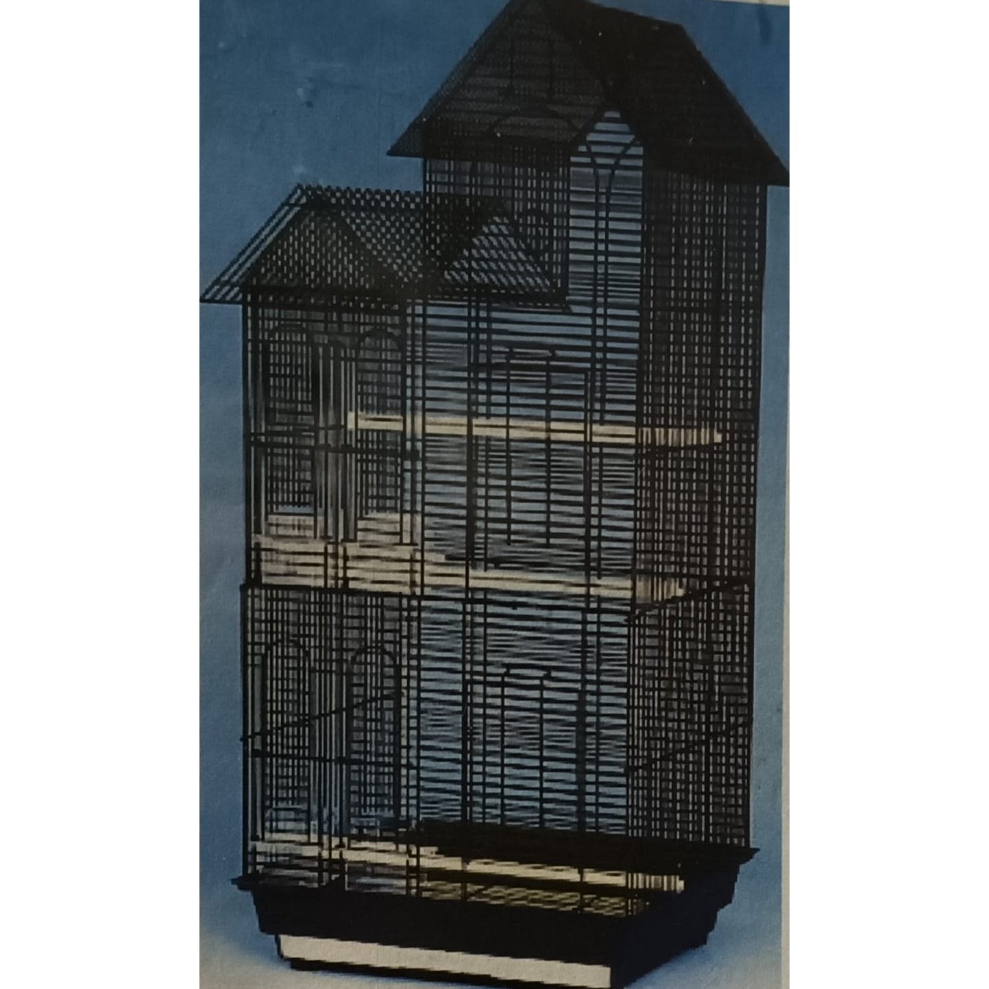 Bird Cage 808A (Black or White) 52x41x108cm