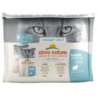 Almo Nature Holistic Urinary Fish & Chicken MultiPack Wet Food 6x70gr