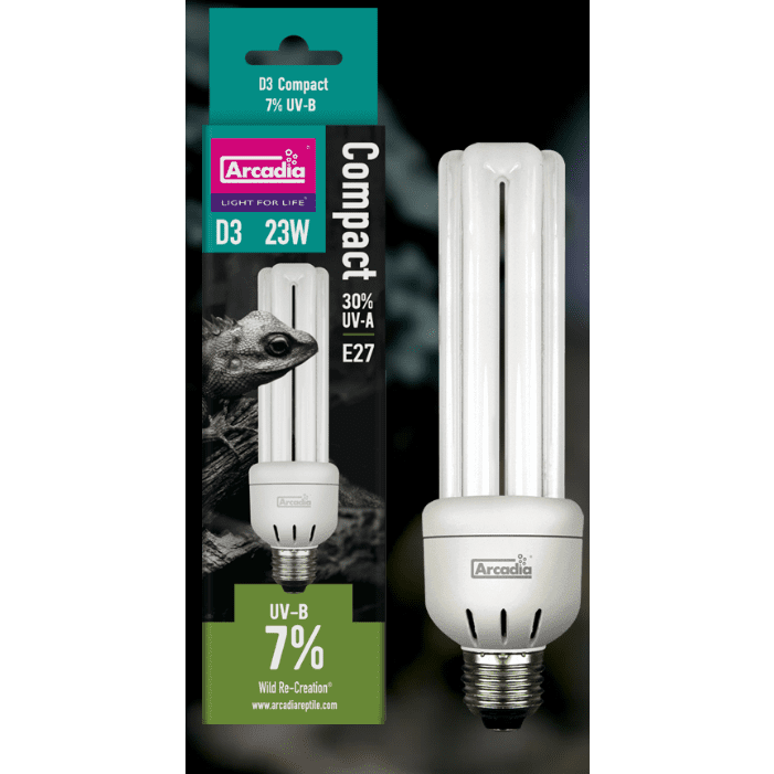 Arcadia D3 Compact Reptile Lamp 23W