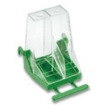 Automatic Plastic Bird Double Feeder