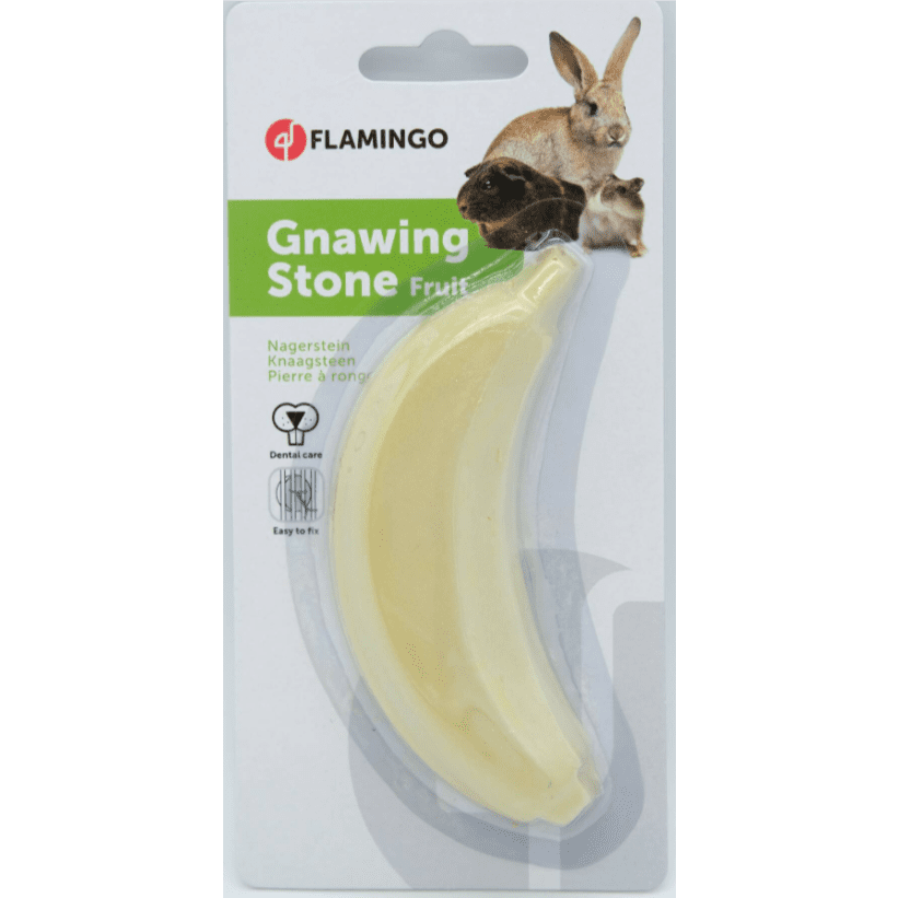 Flamingo Banana Gnawing Stone 50gr