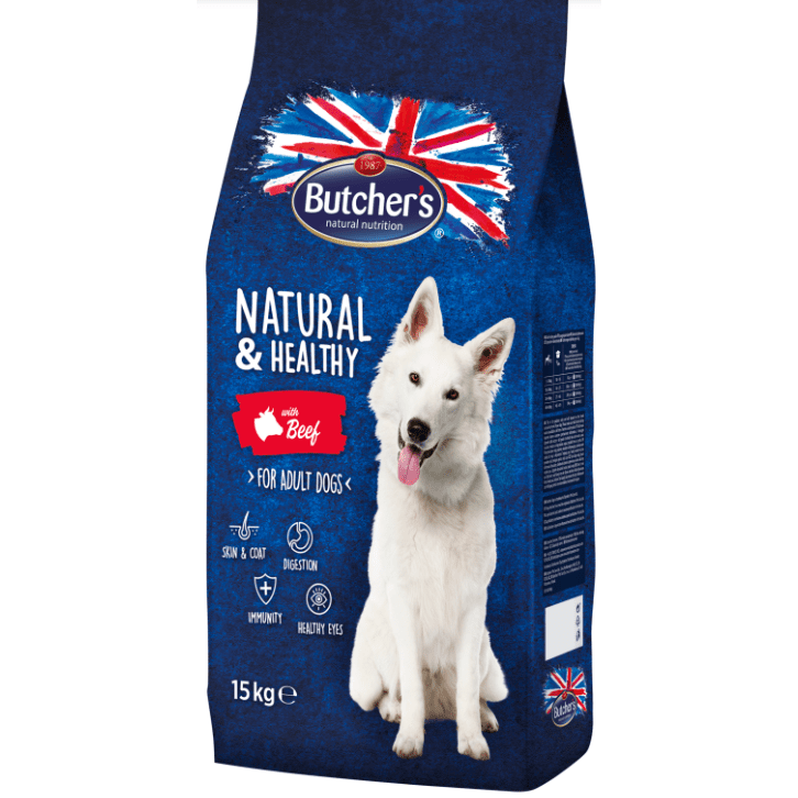 Butcher's Natural & Healthy Dog Food with Beef 15kg