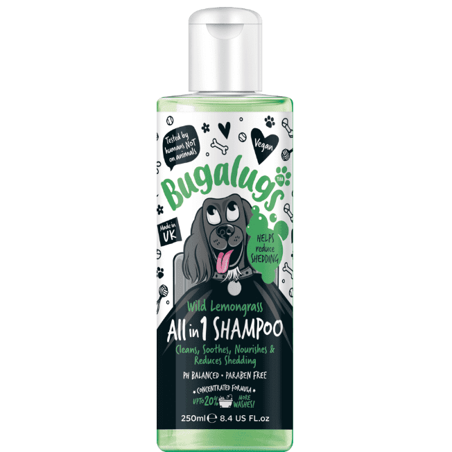 Bugalugs Wild Lemongrass All-in-1 Dog Shampoo 250ml