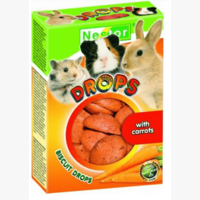 Nestor Rodent Biscuit Drops Carrot 35gr