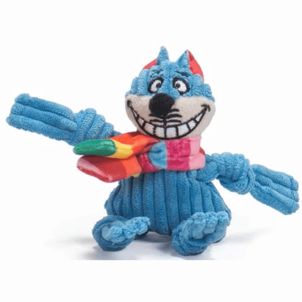 HuggleHounds Rainbow Cheshire Cat Knottie XS