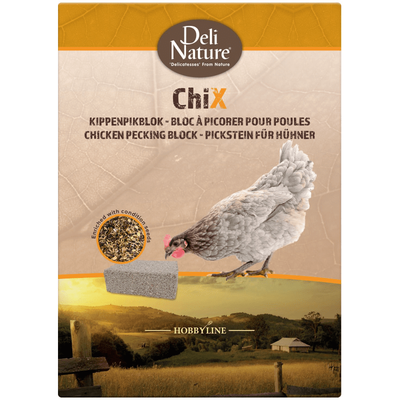 Deli Nature Chix Chicken Pecking Block 1kg