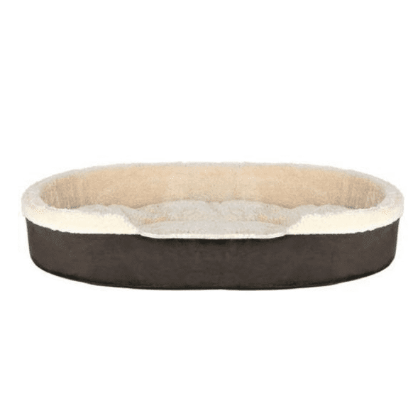 Cosma Bed Dark Brown/Beige