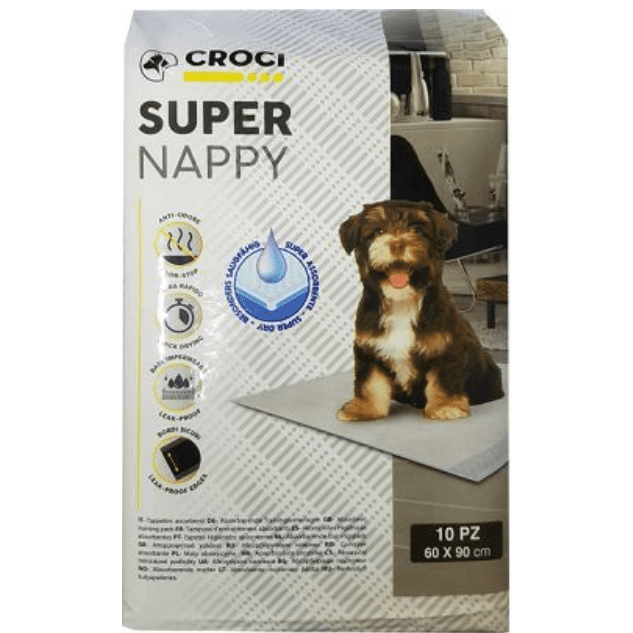 Croci Dog Absorbent Super Nappy 10 pcs - 84x57cm