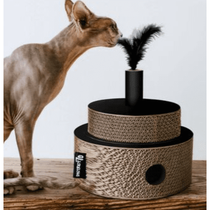 District70 Cat Toy Fiesta Black 25x25x25cm