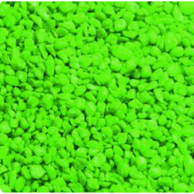 Aqua Gruzo Aquarium Gravel 4-7mm - Neon Green 1kg