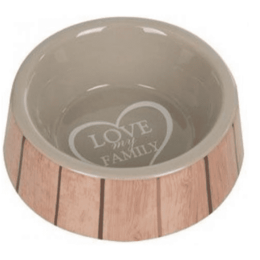 Flamingo Shabby Chic Dog Bowl 400ml