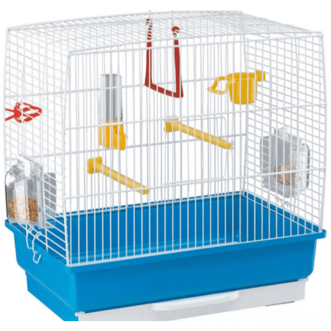 Rekord 2 Bianca Gabbia Bird Cage 40x25x41cm