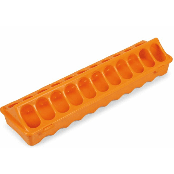 Ground Feeder Trough 40x10x7cm - Orange