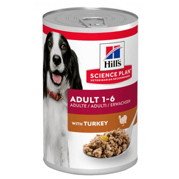 Hill's Science Plan Canine Adult Turkey Tins 12x370gr