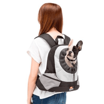 Ferplast Kangoo Dog Carrier Backpack Grey Large 41.5x20xH43cm