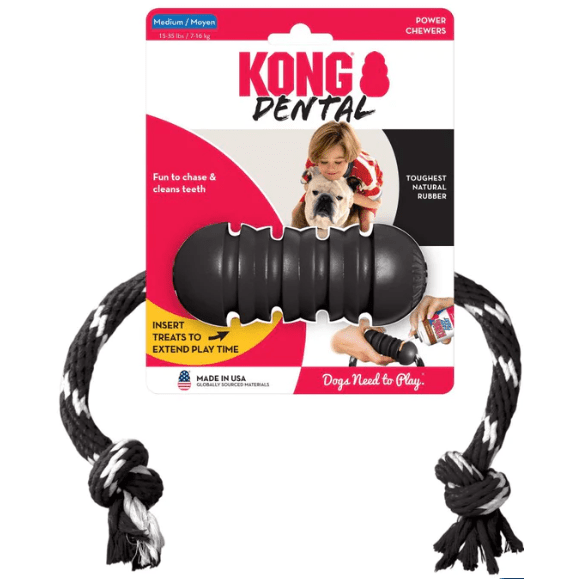 Kong Extreme Dental With Rope Medium 45cmxØ5cm