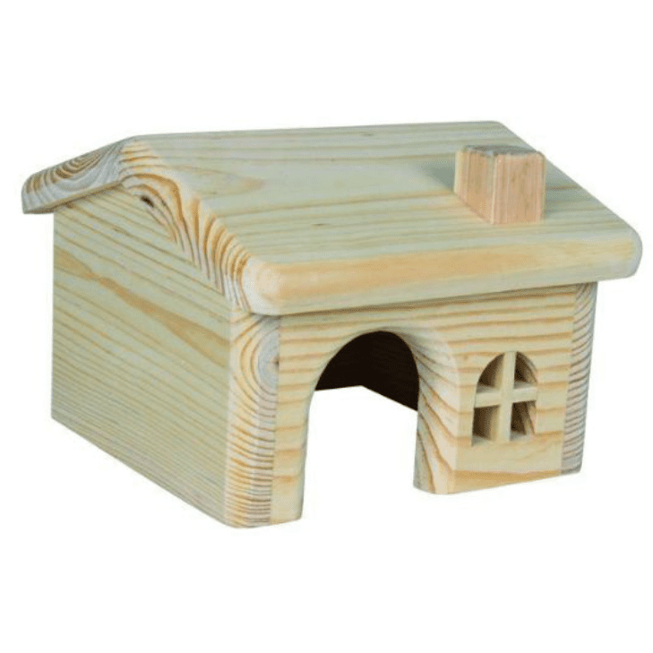 Wooden House for Mice/Hamsters, 15x11x15cm