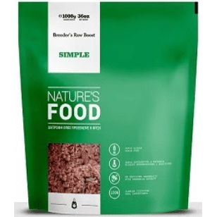 Nature's Food - Simple, Breeder's Raw Boost 1kg