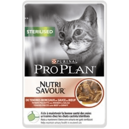 Purina Cat Sterilised Beef 85gr