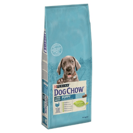 Purina Dog Chow Large Breed Puppy Turkey Dry Food 14kg