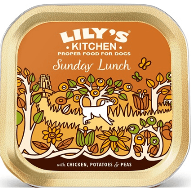 Lily's Kitchen Sunday Roast with Chicken, Potatoes & Peas 150gr