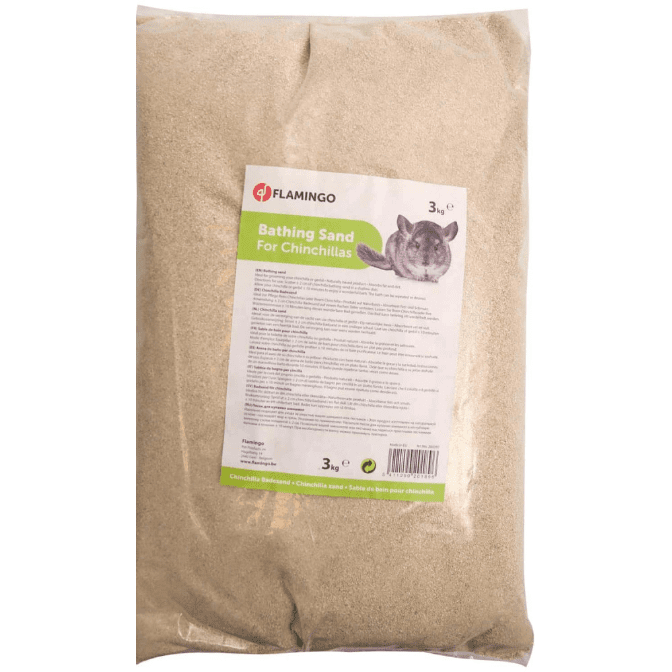 Flamingo Bathing Sand For Chinchillas & Gerbils -3kg