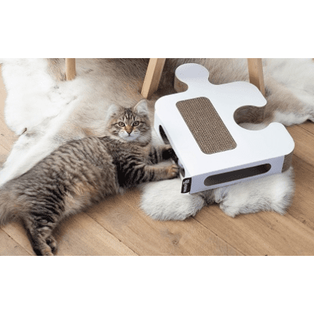 District70 Cat Toy Puzzle White 30x43x6.5cm