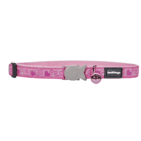 RedDingo Breezy Love Pink Cat Collar 12mm