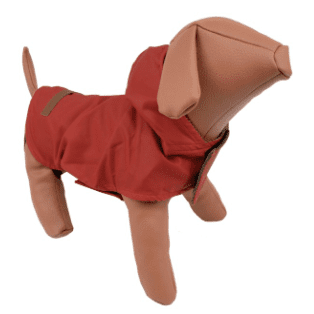 Woofmoda Red Waterproof Jacket 3XL - Length: 50cm