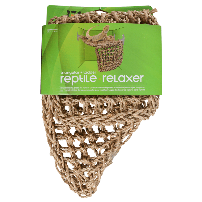 Reptile Relaxer Triangular+Ladder Beige 35.5x35.5cm