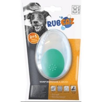 M-Pets Rubeaz Soap Dispenser And Brush