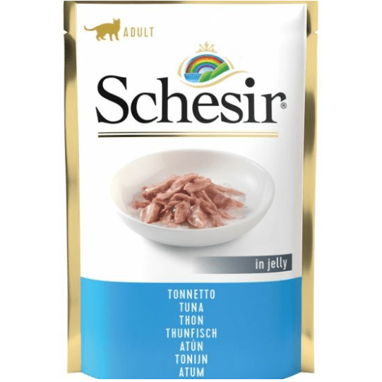 Schesir Wet Cat Food - Tuna In Jelly Pouch 85gr