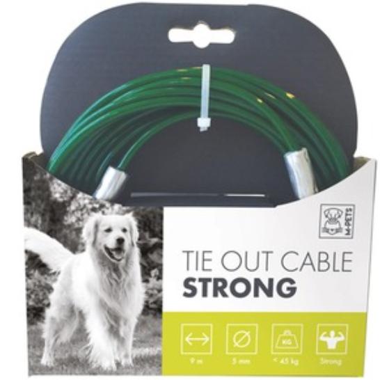 M-Pets Tie Out Cable Strong 9m 5mm