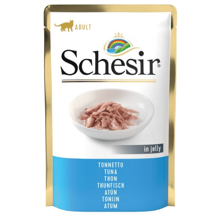 Schesir Wet Cat Food Tuna with Jelly in Pouch 20x85gr