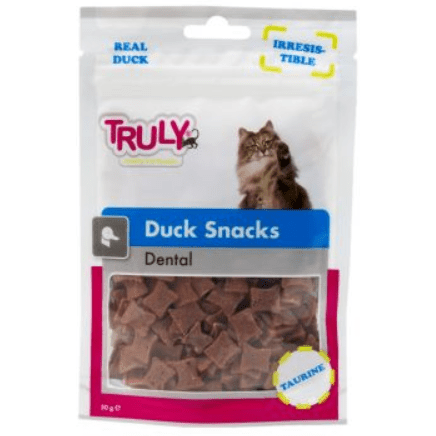 Truly Dental Duck Snacks For Cats 50gr