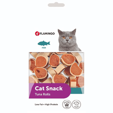 Flamingo Tuna Rolls Cat Treats 50gr