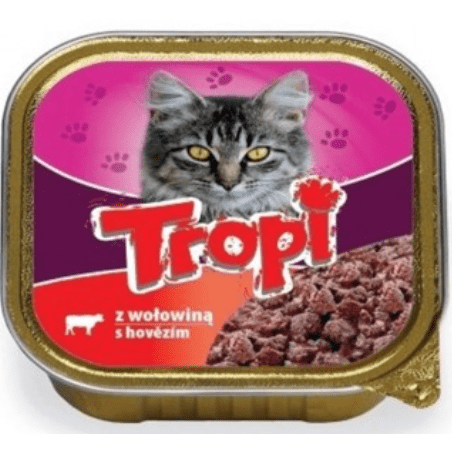 Tropi Cat Pate Beef 100gr