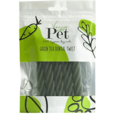 Veggie Pet Green Tea Dental Twist 100gr