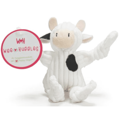 HuggleHounds Dottie Cow Knottie XS 15cm