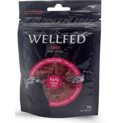 WellFed Mini Duck Bites 50gr